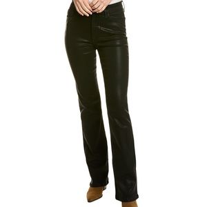 Joes Jeans Coated Black High-Rise Bootcut Jean